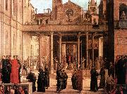 The Relic of the Holy Cross is offered to the Scuola di S. Giovanni Evangelista BASTIANI, Lazzaro